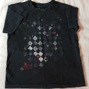 Disney Black and Gray Kids T-Shirt